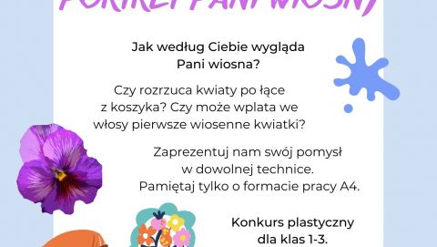 Konkurs "Portret Pani Wiosny"